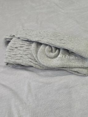 Light Gray Knit Socks